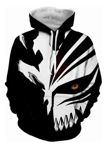 Sudadera Anime Bleach Impresión 3d Moda Kurosaki Ichigo