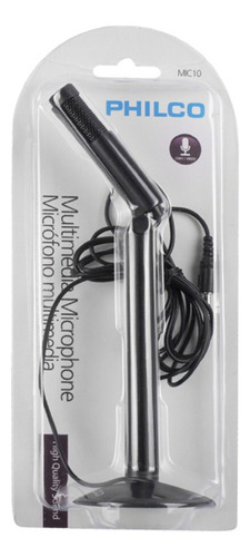 Micrófono Philco Mic-10 Para Pc Plug 3.5mm