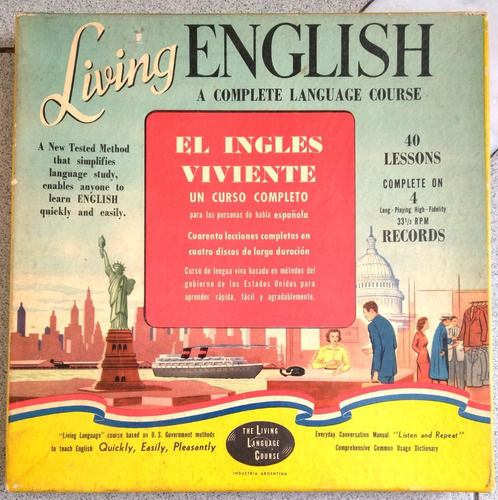 Living English A Complete Language Course 4 Vinilos 1956 