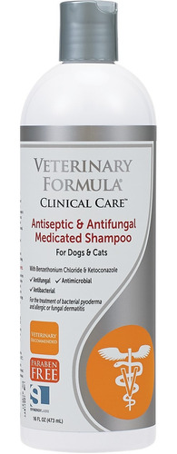 Vfcc Antiseptic-antifungal | Shampoo Perros Y Gatos X 16 Oz