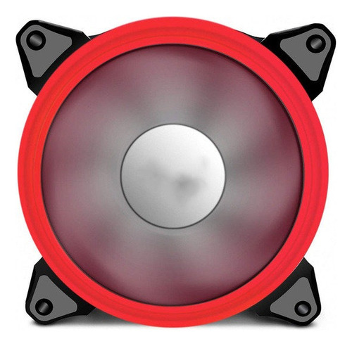 Ventilador De Chasi 4pin/molex 120mm Led Rojo Jwk