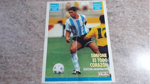 Póster Diego Simeone 1993 Impecable 