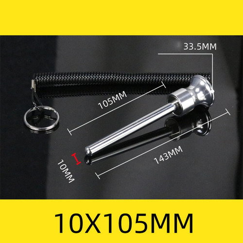 Pin Universal Para La Pila De Pesas Con 10x105mm Plata