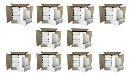 Toallas Intercaladas Papel Blancas Medidas 20x24 X 10 Cajas