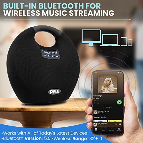 Altavoz Bluetooth Portátil Inalámbrico, Con Batería Recargab