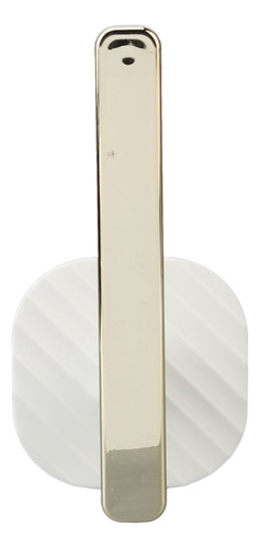 Soporte Para Cortinas, 2 Piezas, Blanco Y Dorado, Decorativo