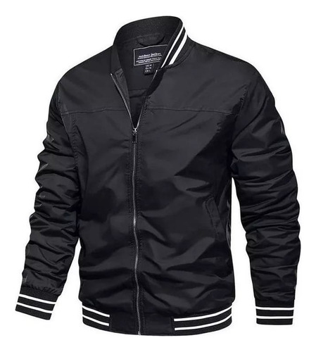 Chaqueta Semi Impermeable Forro Algodon Beisbolera