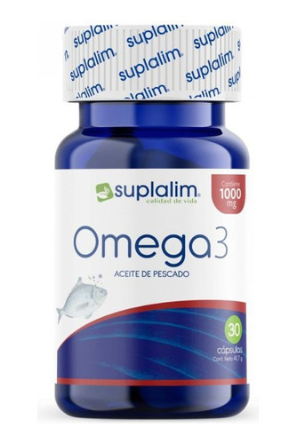 Omega 3 1000mg 30 Capsulas  Suplalim