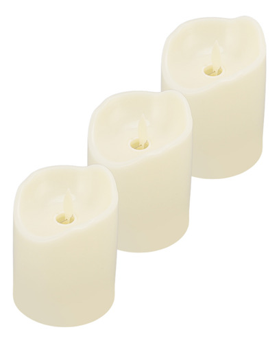Vela De Plástico Sem Chama Led Swing Candle