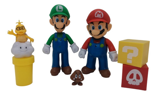 Figuras De Coleccion Juegos  Juguetes Mario Bros Niños Niñas