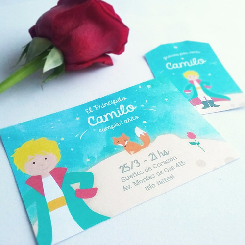 Imagen 4 de 6 de Kit Imprimible El Principito Personalizado, Diseño Original