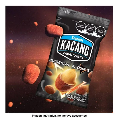 Cacahuates Sabritas Kacang Incógnita 185 G 20 Pack
