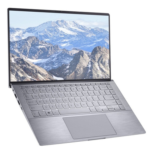 Notebook Asus ZenBook Q407IQ light gray 14", AMD Ryzen 5 4500U 8GB de RAM 256GB SSD, NVIDIA GeForce MX350 1920x1080px Windows 10 Home
