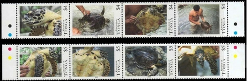 Fauna - Tortugas - Tonga 2013 - Serie Mint - Sc 1197-1198