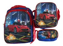 Comprar Mochila Adapta Carrito Con Louchera + Cartuchera