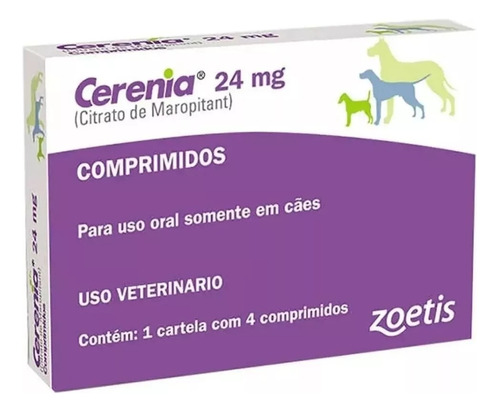 Cerenia 24mg Com 4 Comprimidos - Zoetis