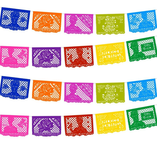 Tiras Decorativa Frida Kahlo  - Papel Picado 