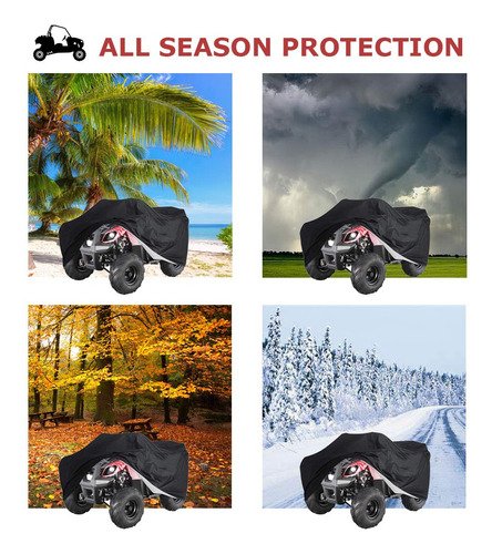 Funda Impermeable Para Atv Resistente Al Viento Polvo Nieve