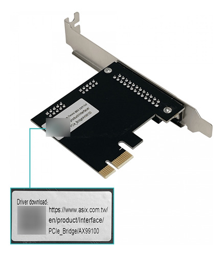 Pcie-x1 2-serial-rs232-db9-m 1-paralelo-db25-h Tarjeta
