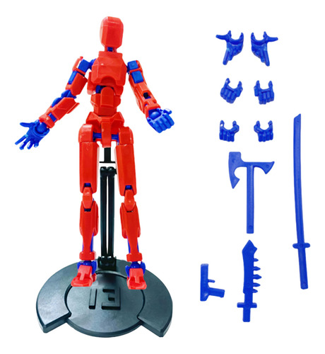 Boneco Multi Articulado Robot Figure Com Colchete Brinquedos
