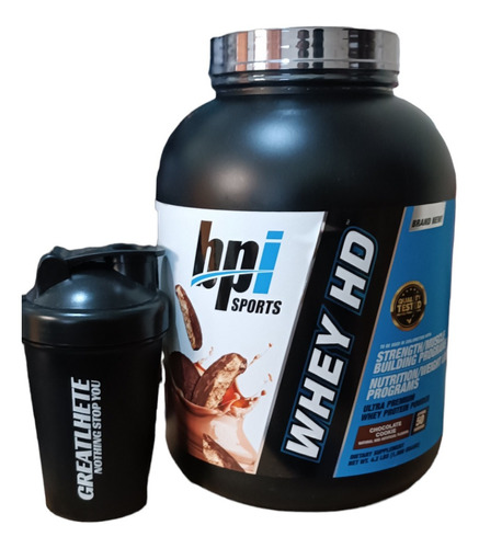 Whey Hd 4.2 Lbs + Shaker Greatahele 