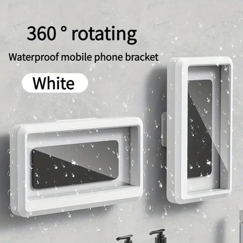 Soporte Porta Celular Pared Bano Cocina Impermeable Tactil