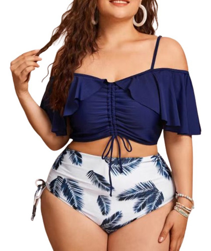 Traje De Baño Plus Size Playa Piscina Talle Grande Bikini