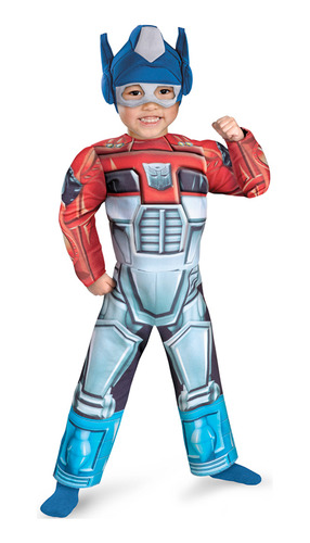 Disfraz Talla Small(4-6) Para Niño Optimus Prime 