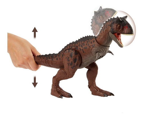 Imagen 2 de 7 de Jurassic World Figuras Acción Carnotaurus Dinosaurio Juguete