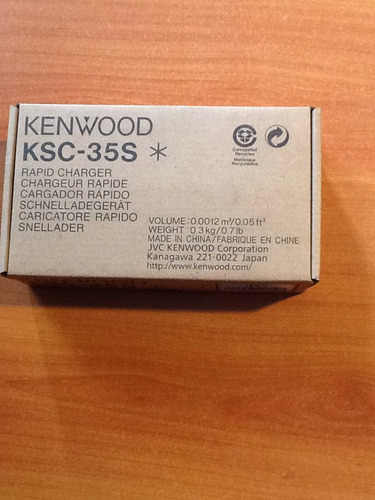 Cargador Kenwood Ksc-35s Nuevo