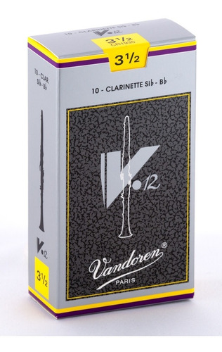 Caña Clarinete Vandoren V12 Cr19 Set X 3 Unds