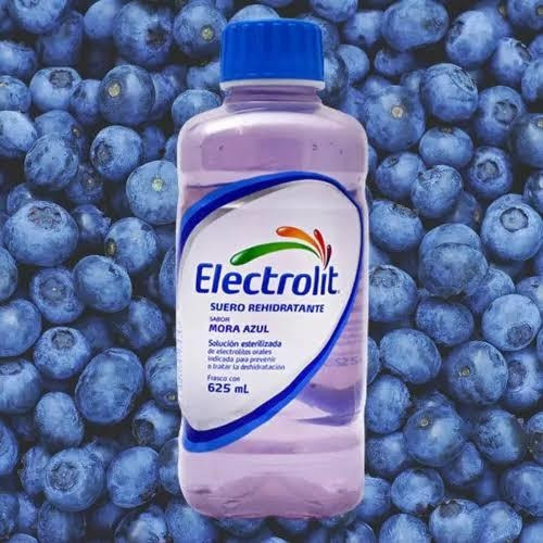 Electrolit Suero Rehidratante Sabor Mora Azul 625 Ml 12 Pack