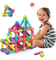 Comprar 75 Pcs Juego De Bloques Construcción Magnéticos Stem Aprende