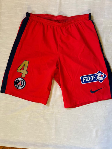Short Psg Paris Saint Germain Utileria Copa De Francia (Usado)