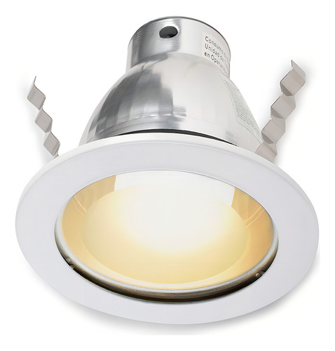 Paq. 2 Pzs. Em2020c-e27/b Luminario De Empotrar En Techo.