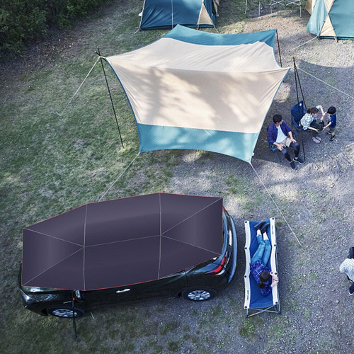 Cubierta De Toldo Automático Con Aislamiento Impermeable Par
