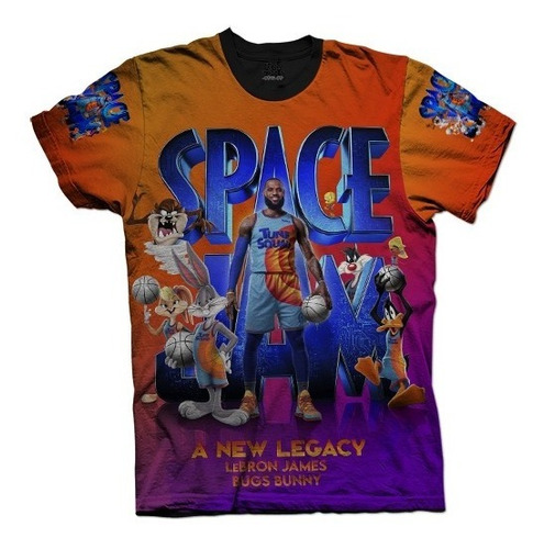 Camiseta Space Jam Lebron James Looney Tunes Adultos / Niños