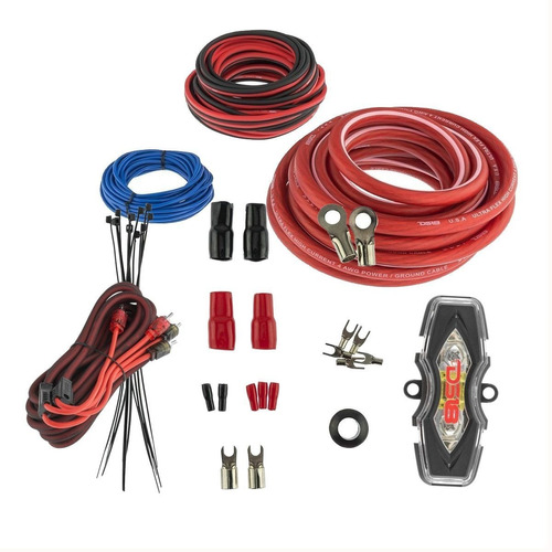 Kit De Cables Ds18 Ampkit4 Instalacion Gauge 4