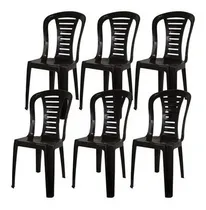 Comprar Envio Gratis Pack De 6 Sillas Negra Reyna Mascardi D\u002Ffabrica