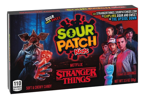 5-pck Gomitas Agridulces Sour Patch Kids Stranger Things 99g
