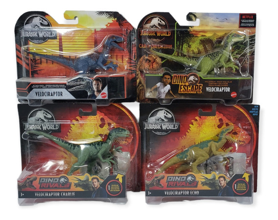Jurassic World Camp Cretaceous Raptor Squad Exclusive Action Figure 4 ...