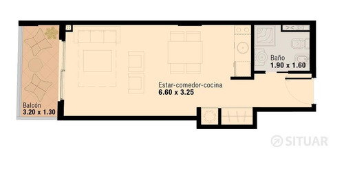 Imagen 6 de 16 de Estudio Divisible A Estrenar En Flores Pavillon
