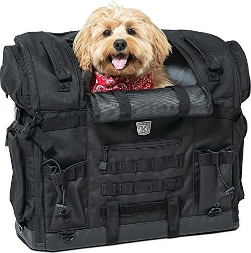 Bolso Para Mascota Titan Pet Palace Para Moto Hta 15kg Negro