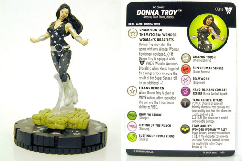 Heroclix Donna Troy #031a Wonder Woman 80th Anniversary Dc
