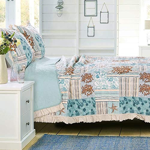 Greenland Home Fashions Audrey Full/queen Juego De Edredón D