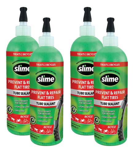 Slime 10056w-4pk - Sellador De Reparacion De Pinchazos De Tu