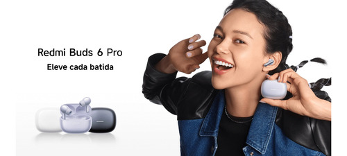 Fone Bluetooth Redmi Buds 6 Pro Global Original Preto