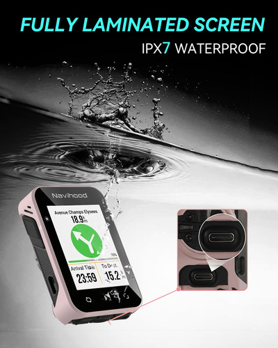 Computadora Para Bicicleta Gps Pantalla Color Inalambrica Ip