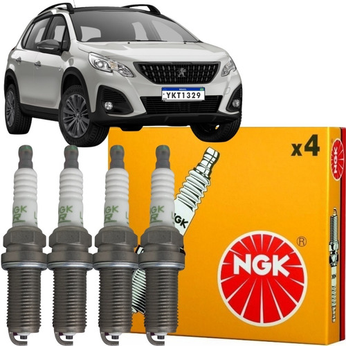 Jogo De Vela Original Ngk Peugeot 2008 1.6 16v 2015 2016