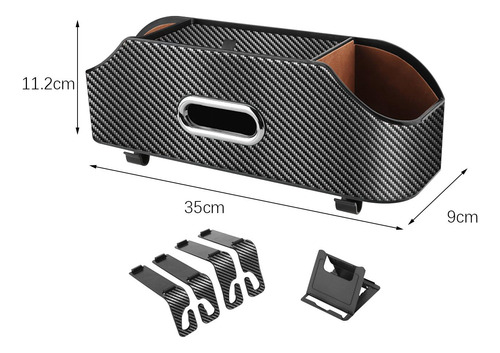 Caja De Almacenamiento Para Asiento Trasero De Coche,